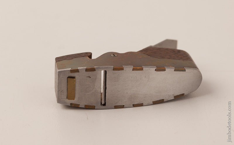Beautiful Miniature 2 1/2 x 3/4 inch Adjustable Curved Sole Smooth Plane Signed FPR FECIT 2008 - 66727U