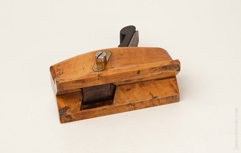 Awesome! 2 1/4 x 5 5/8 inch Boxwood and Ebony Chamfer Plane - 68058U