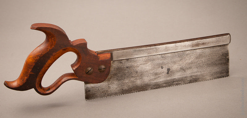 JUST SHARPENED! 15 point 10 inch Crosscut DISSTON Back Saw - 68465