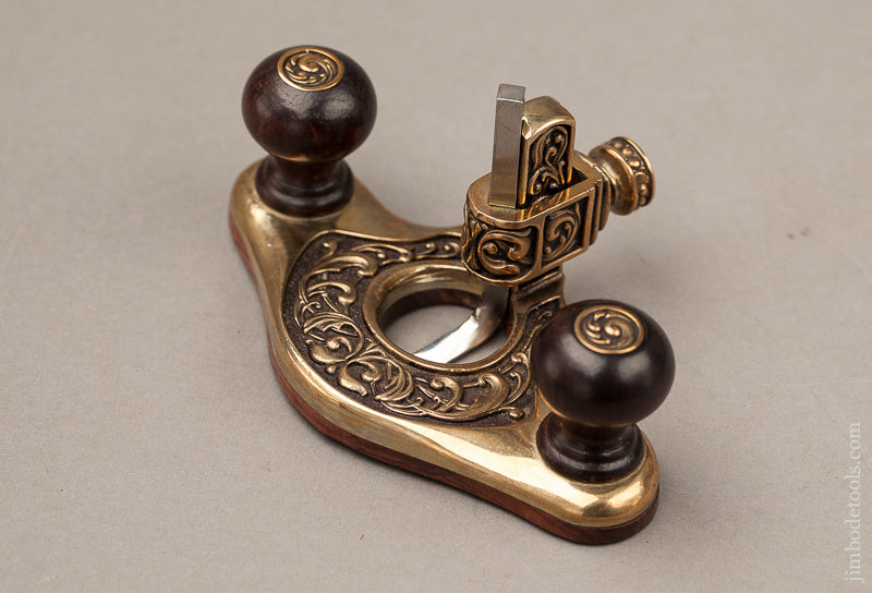 Beautiful Brass and Rosewood Miniature Router Plane by PAUL HAMLER - 68849U