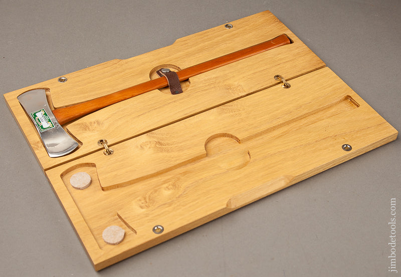Solid Sterling Silver 2016 PNTC BEST IN THE WEST Axe Favor in Custom Wooden Box - 69000U