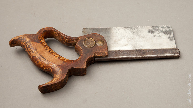 Rare! JUST SHARPENED 15 point 6 inch DISSTON Crosscut Dovetail Saw Sharpened by BLACKBURN TOOLS - 69348R