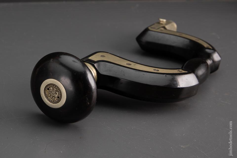 FENTON & MARSDEN Ebony and German Silver Plated SHEFFIELD Brace - EXCELSIOR 95918