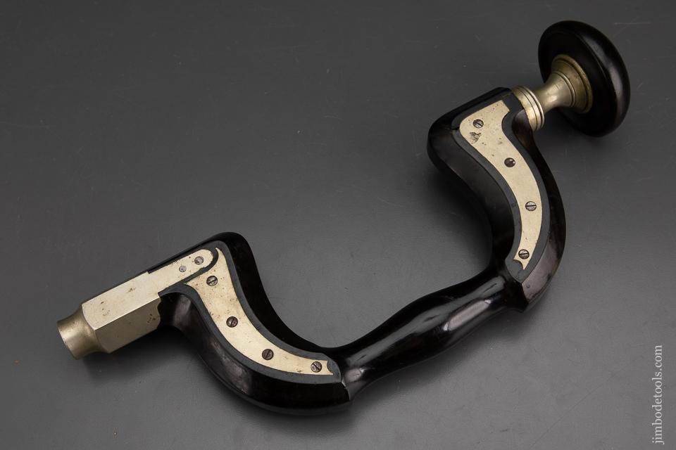 FENTON & MARSDEN Ebony and German Silver Plated SHEFFIELD Brace - EXCELSIOR 95918