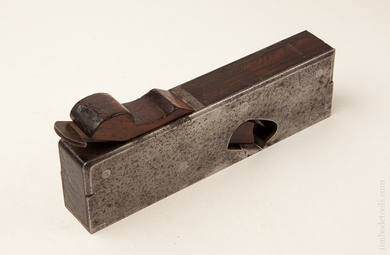 Massive 1 1/2 inch SPIERS Dovetailed Steel and Rosewood Rabbet Plane -- 70390R
