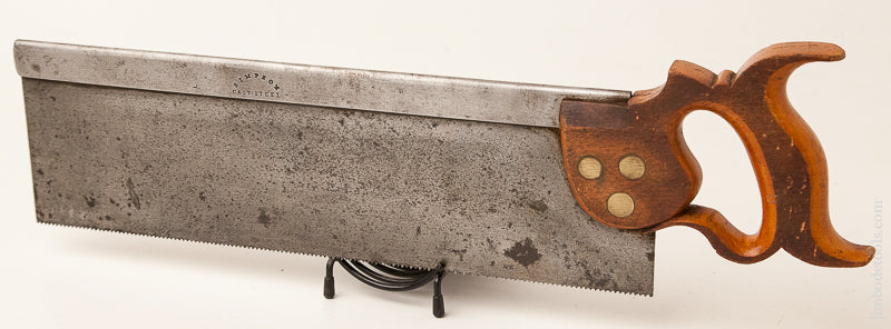 Crisp & Clean 11 point 14 inch Rip SIMPSON Back Saw LIKE NEW - 70728