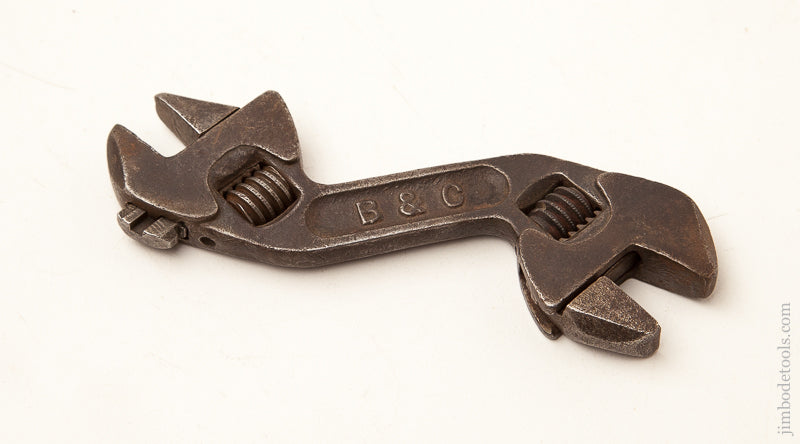 Uber Rare! BEMIS & CALL Six inch Double Ended "S" Wrench - 71929