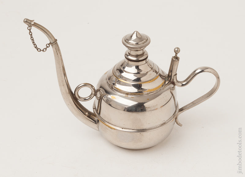 Curvaceous 7 1/2 x 5 1/2 inch STERNAU & CO Oil Can ? Nope. Alcohol Flagon * 72065U