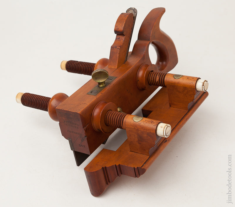 Crisp OHIO TOOL CO Boxwood Plow Plane circa 1851-1913 - 72246U