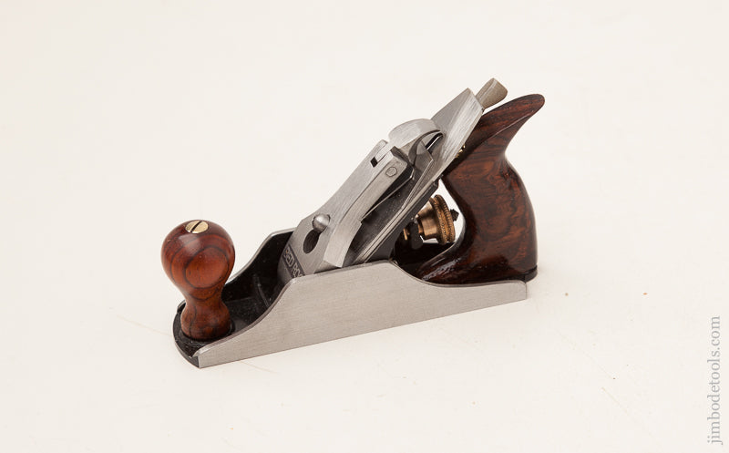 Miniature Half Size STANLEY No. 602 BEDROCK Plane MINT in Original Red Label Box -- 72754M