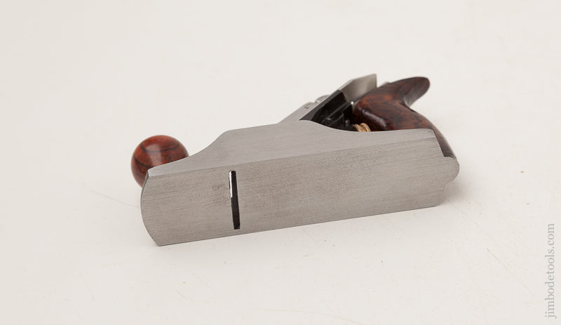 Miniature Half Size STANLEY No. 602 BEDROCK Plane MINT in Original Red Label Box -- 72754M