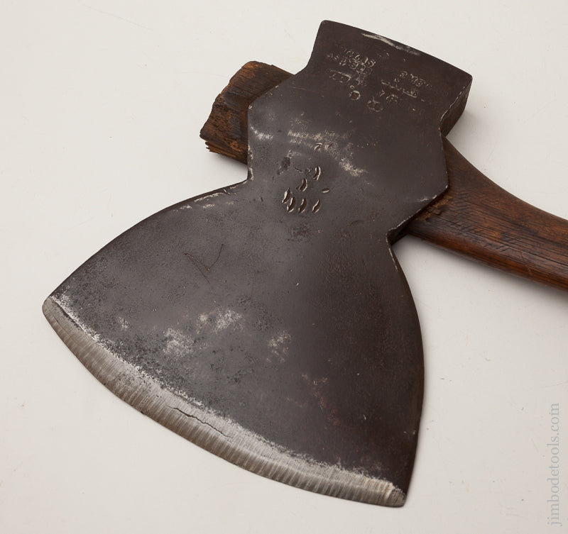 Great DOUGLAS Single Bevel Offset Broad Axe - 72883