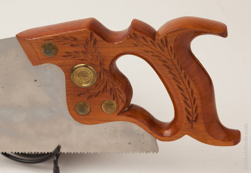 INCREDIBLE! Half Size Miniature DISSTON D100 Hand Saw Giveaway MINT in Wrapper! 19" Long - 72907U