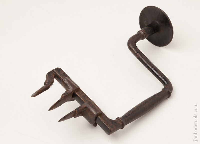Ten inch Long Washer Cutting Brace Isaac W Heysinger Philadelphia, pat no. 286610, Granted: Oct. 16, 1883 - 72935