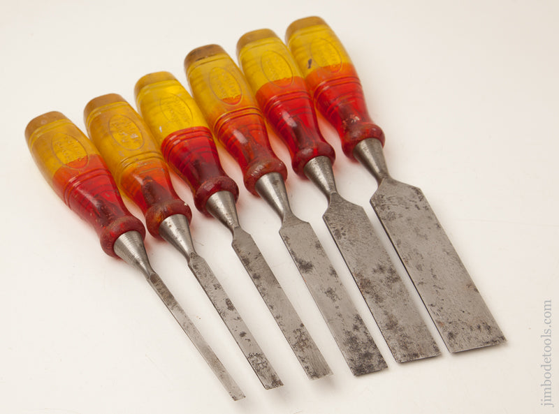 Set of Six RECORD MARPLES Chisels - 73323