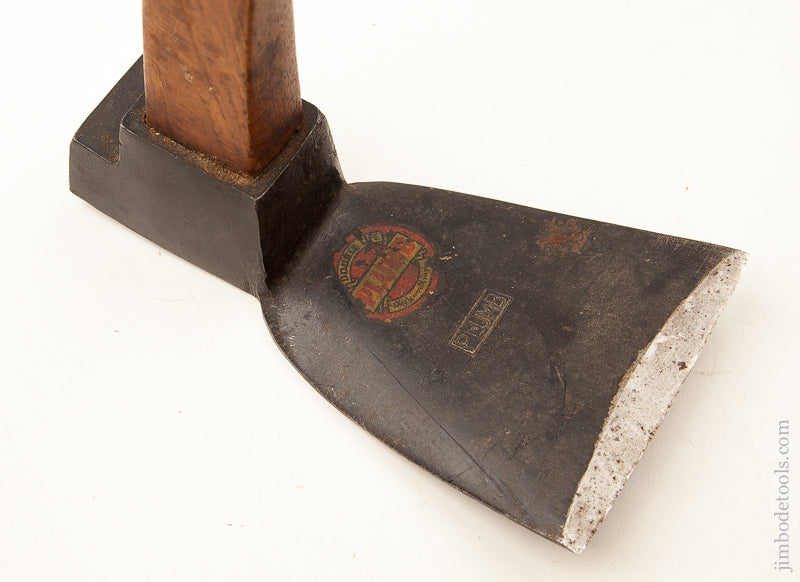 Awesome PLUMB Adze with Decal! NEW OLD STOCK - 73832