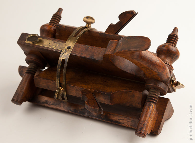 Rare! M.B. TIDEY July 4th 1854 Patent Double Beveling Plane - 73952U