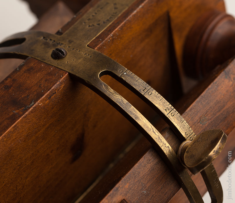 Rare! M.B. TIDEY July 4th 1854 Patent Double Beveling Plane - 73952U