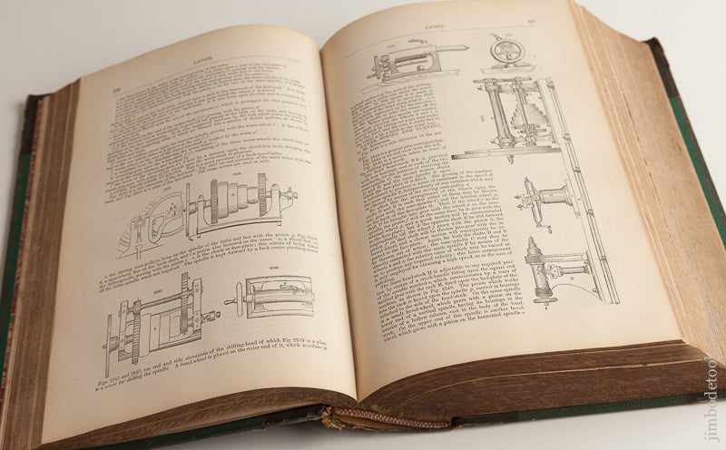 RARE Books: APPLETON'S DICTIONARY OF MACHINERY VOLUMES 1 & 2 - 73957U