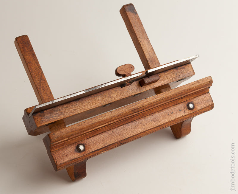 EXTRA FINE Yellow Birch Plow Plane by I:LINDENBERGER circa 1785-1817 - 74226U