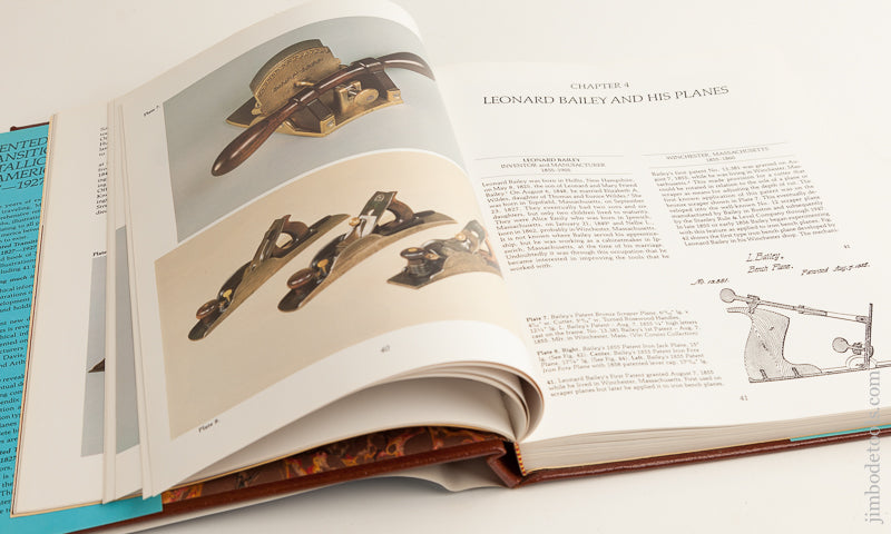Limited Edition Book: RARE Leather-bound PATENTED TRANSITIONAL & METALLIC PLANES IN AMERICA 1827-1927 by Roger K. Smith 74858R - 74858R