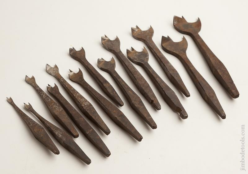 Comprehensive Set of 13 Center Bits for Bit Brace - 75425