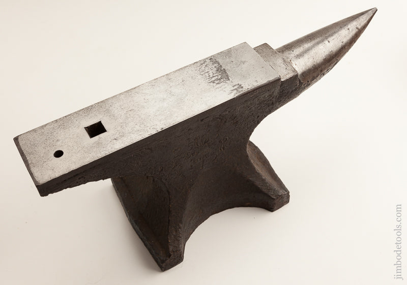 27 pound Steel Anvil Dated 1936 SODERFORS SWEDEN . DEAD MINT! . NEVER HIT! 75439U - 75439U