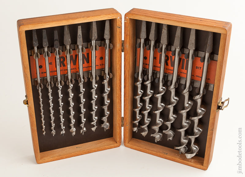 Complete Set of IRWIN Auger Bits in Original Box - 75581