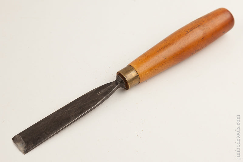Fat! Just Over 1 inch J.B. ADDIS No. 5 Boxwood Handled Gouge - 75877R