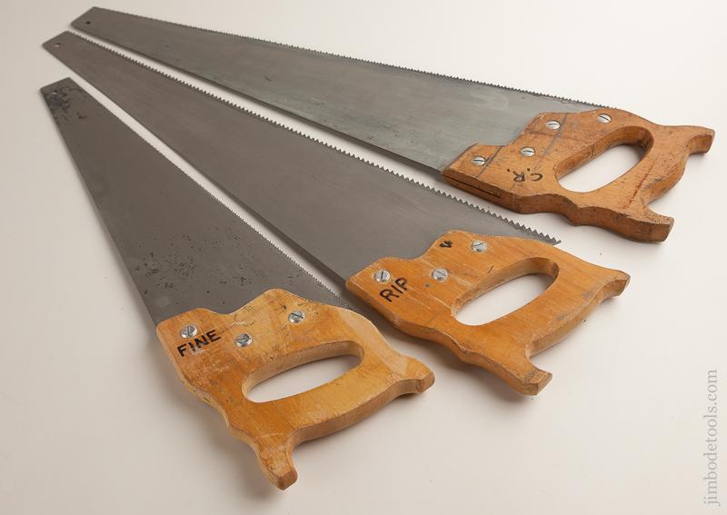 Set of Three DISSTON Hand Saws - 75941