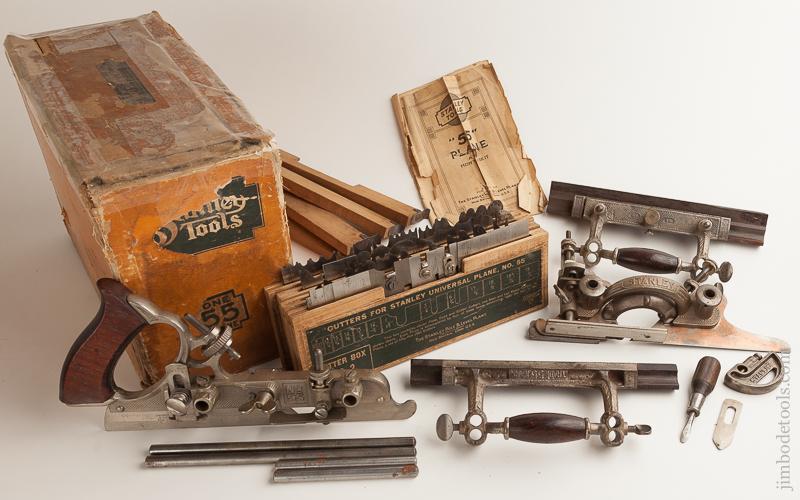 STANLEY No. 55 Combination Plane 100% COMPLETE in Original Box - 76006