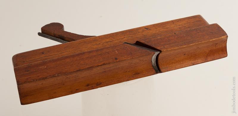 G. HAWES Ten inch Yellow Birch 1 1/4 inch Hollow Molding Plane circa 1790 Wrentham, MA - 76065U - AS OF SEPT. 22