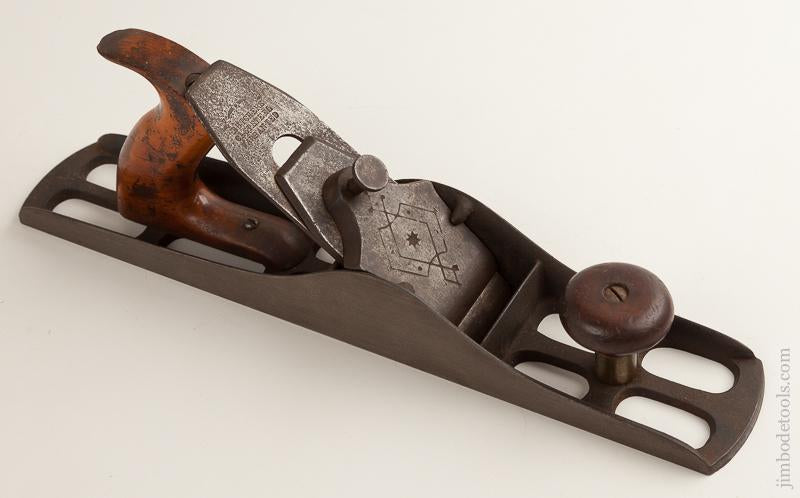 Flawless! HARDY September 24, 1872 Patent Jack Plane with Perforated Sole by BOSTON METALLIC PLANE CO - 76085U