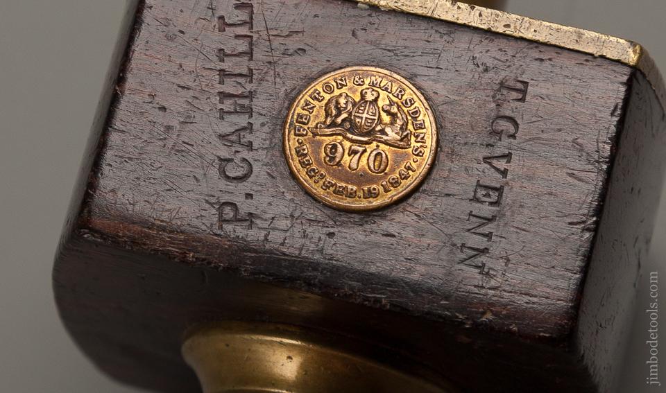 Rare & Fine! FENTON & MARSDEN's Patent Telescoping Mortise Gauge - 76154U