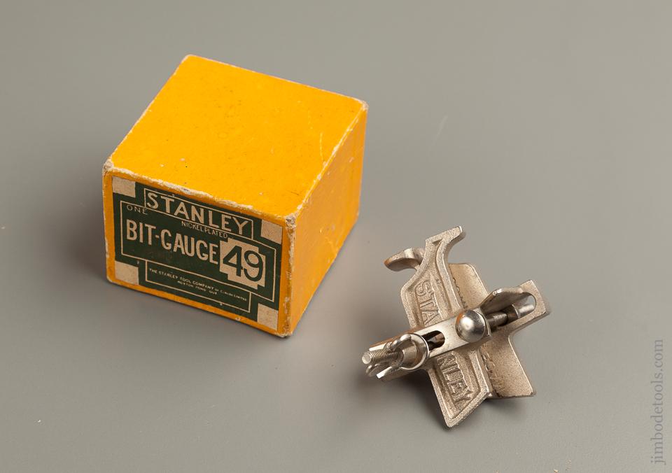 STANLEY No. 49 Bit Gauge MINT in Original Box - 76203