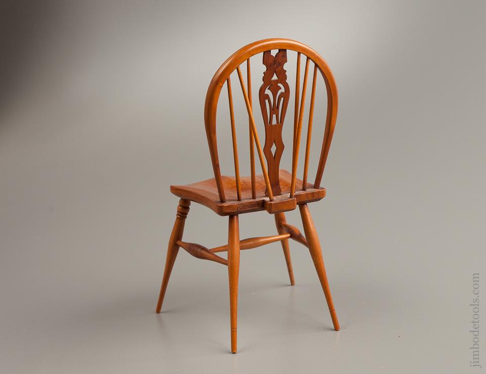 Signed STUART KING Miniature 8 7/8 inch Tall Windsor Chair - 76213