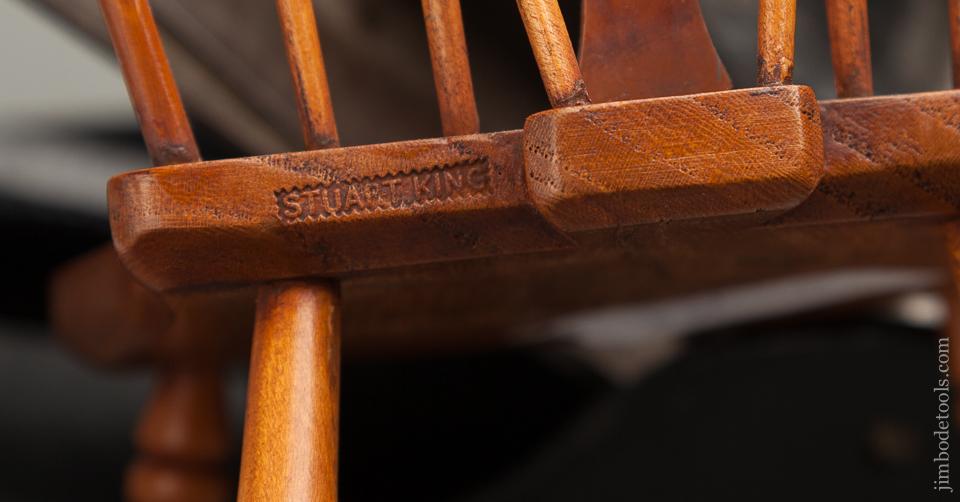Signed STUART KING Miniature 8 7/8 inch Tall Windsor Chair - 76213