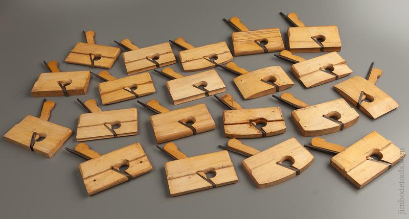 RARE Set of 21 Miniature HOLLOW & ROUND Molding & Rabbet Planes with Decals STEINER GERMANY - 94201U - AS OF OCT 26