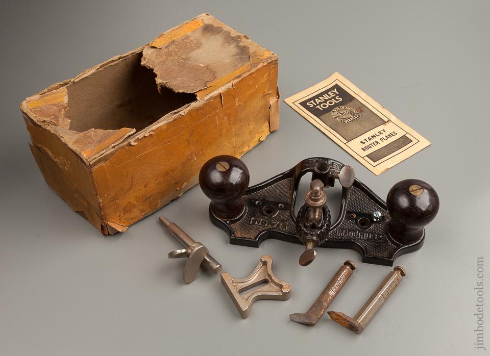 STANLEY no. 72 Router Plane 100% COMPLETE in Original Box - 76286