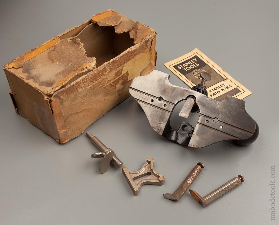 STANLEY no. 72 Router Plane 100% COMPLETE in Original Box - 76286