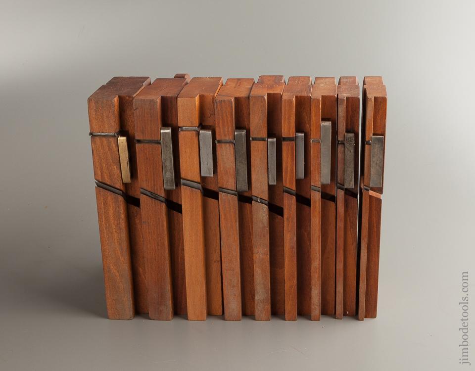 Crisp Set of Nine Dado Planes CLEAN & FINE - 76389