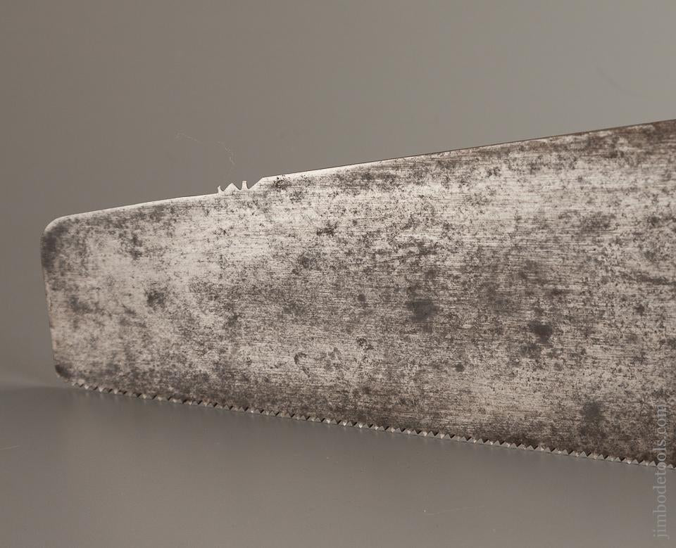 Fabulous! Quadruple Medallion TILLOTSON 4 point 26 inch Crosscut Hand Saw with Double Nib - 76413U