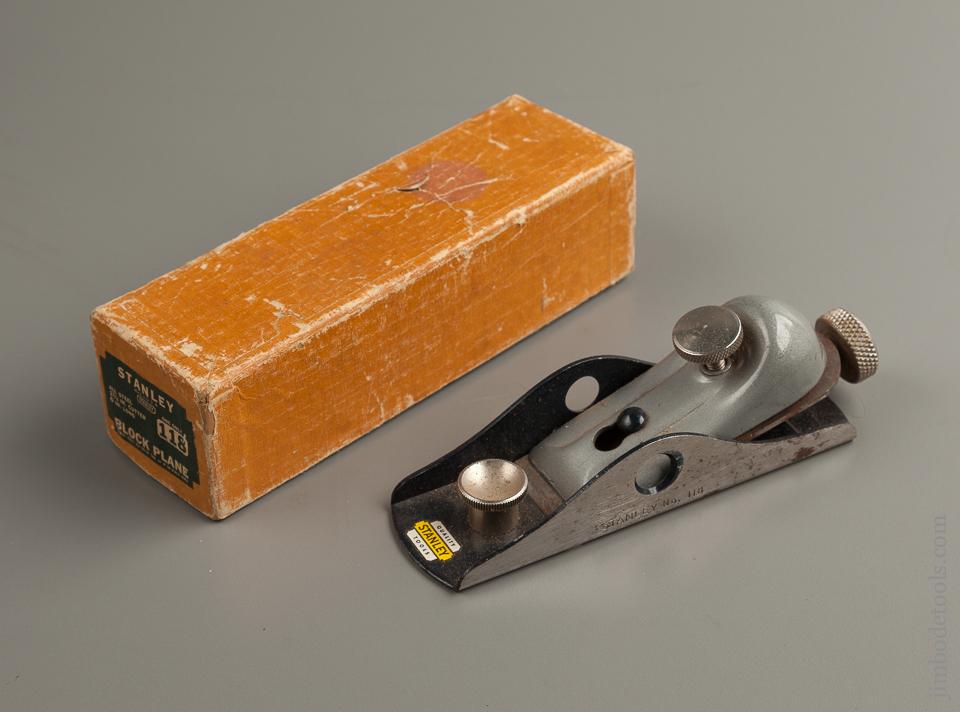 STANLEY No. 118 Block Plane with Decal FINE in Original Box - 76487R