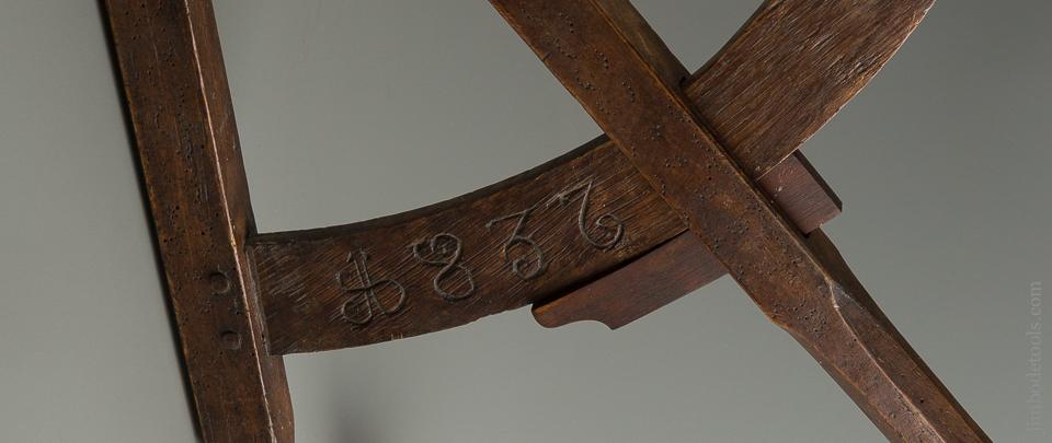 MASSIVE 33 inch Wooden Wing Dividers Dated 1837 CLEAN & FINE - 76632