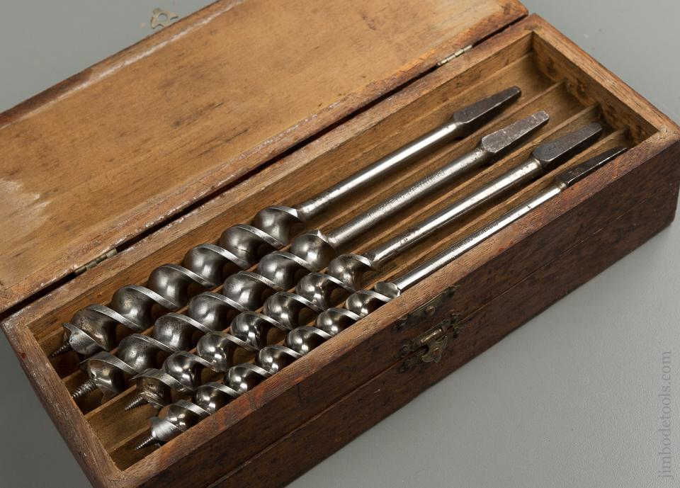 Complete Set of 14! RUSSELL JENNINGS Auger Bits in Original 3 Tiered Box - 76808