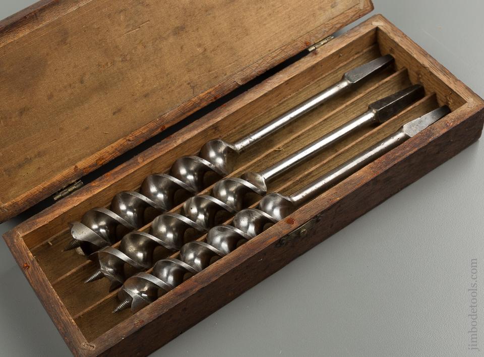 Complete Set of 14! RUSSELL JENNINGS Auger Bits in Original 3 Tiered Box - 76808