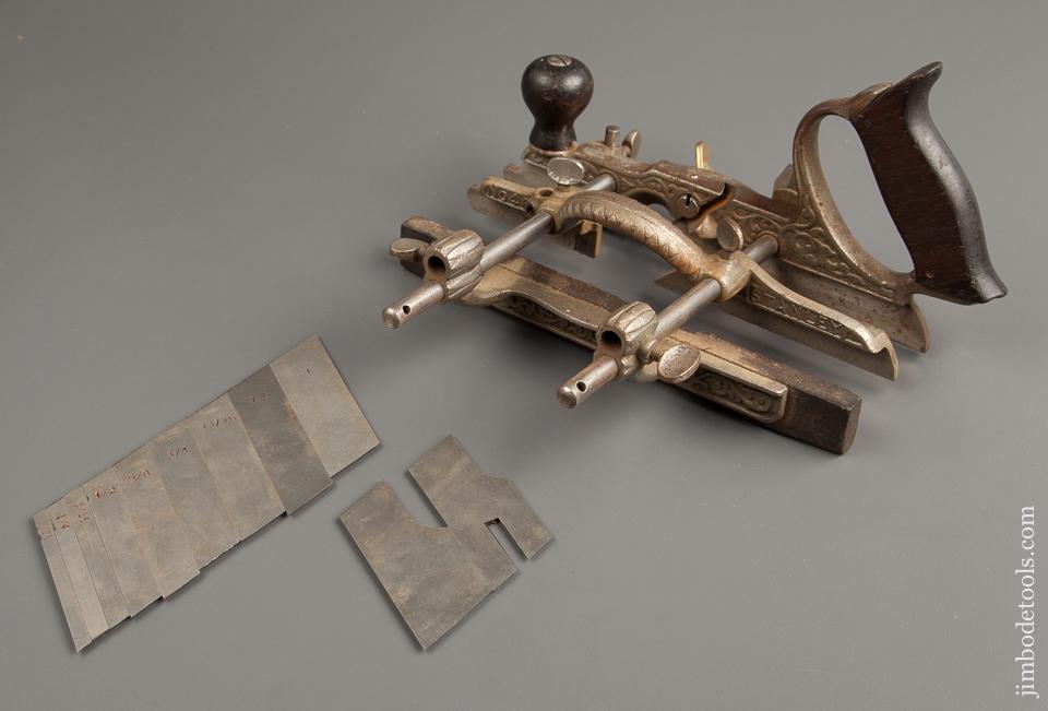 STANLEY No. 46 Skewed Plow Plane COMPLETE with 13 Cutters - 76820