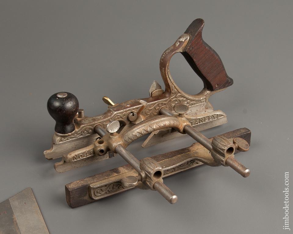 STANLEY No. 46 Skewed Plow Plane COMPLETE with 13 Cutters - 76820