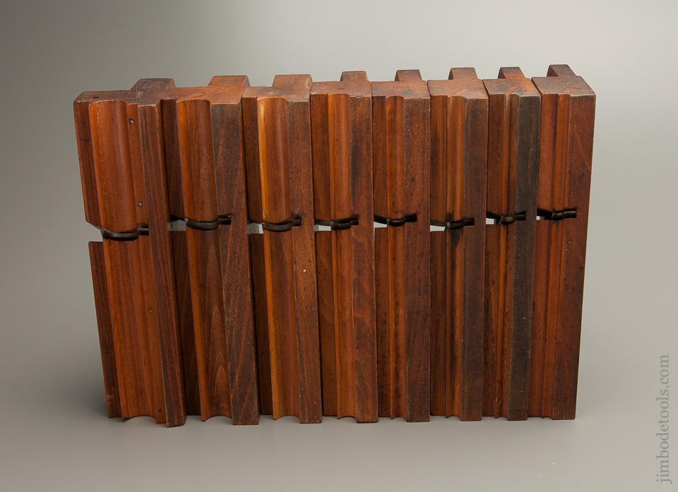 Set of Eight GRIFFITHS NORWICH Side Bead Moulding Planes circa 1803-1958 - 77005