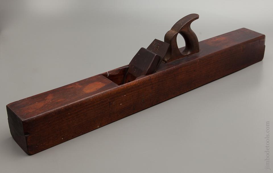 Massive! 30 1/2 inch BUCK 242 TOTTENHAM COURT RD London Beech Jointer Plane circa 1880-1930 EXTRA FINE - 77043